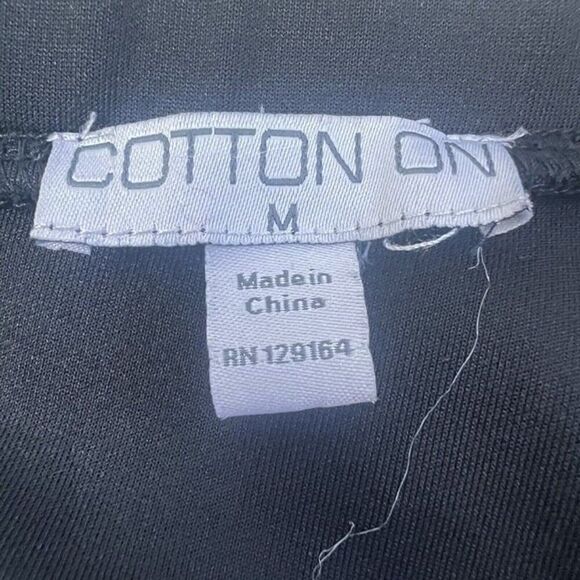 Cotton On Women's Basic Black Stretchy Flared Casual Mini Skater Skirt Medium - Picture 5 of 9